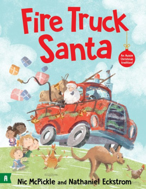 Fire Truck Santa
